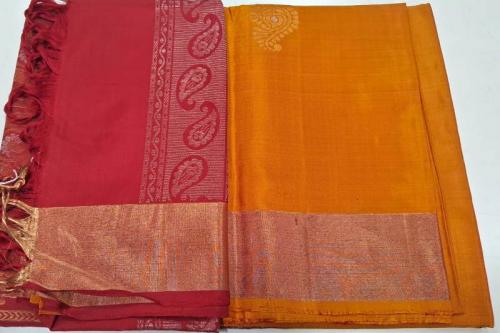 SOFT SILK SAREE WITH BLOUSE